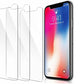 [3-PACK] For Apple iPhone X/XS/11 Pro Tempered Glass Screen Protector Film Cover, Anti-Scratch, Anti-Fingerprint, Bubble Free, 100% Clear, HD [fits iPhone X / XS / 11 Pro]