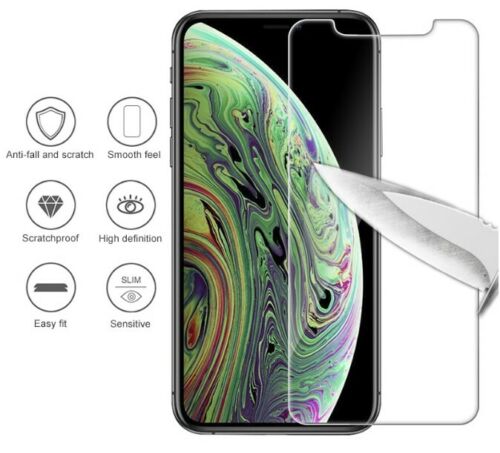 3-PACK For Apple iPhone 11 Pro / X Tempered Glass Screen Protector Film Cover, Anti-Scratch, Anti-Fingerprint, Bubble Free, 100% Clear, fits iPhone X / XS / 11 Pro