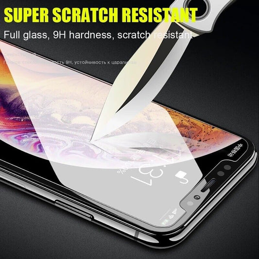 iPhone 11 Pro Max Screen Protector, Tempered Glass Anti-Scratch Self-Adhere Bubble-Free Impact Protection for Apple iPhone 11 Pro Max [3 Pack]