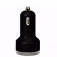 Dual USB Car Charger Adapter For iPhone Android Samsung kindle LG HTC Dual USB 2.1A Car Charger Adapter Black Cigarette Lighter DC Power Adapter Car USB Charger