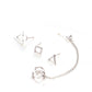4pc Set Geometric Ear Cuff Stud Earrings for Women Girls Fashion Earrings