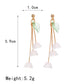 Layered Flowers Dangle Earrings Special Gift for Women Girl Fashion Jewelry