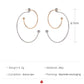Mixed Color Studs Earring Exquisite Fashion Drop Earrings For Women