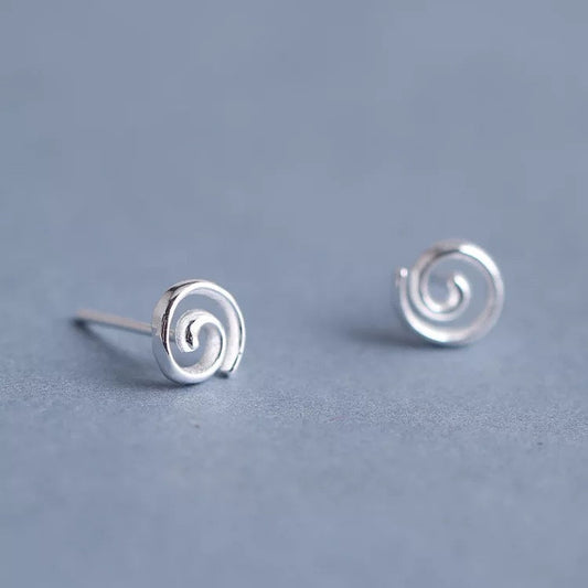 Spin Mini Stud Earrings Women Charm Stud Jewelry Birthday Holiday Gifts