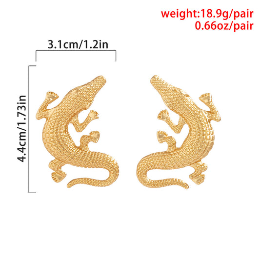 Punk Exaggerated Three-dimensional Personality Earrings Street Fashion Trendy