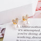 Heart Faux Pearl Jewelry Stud Earrings Modern Fashion Women Earrings Piercing