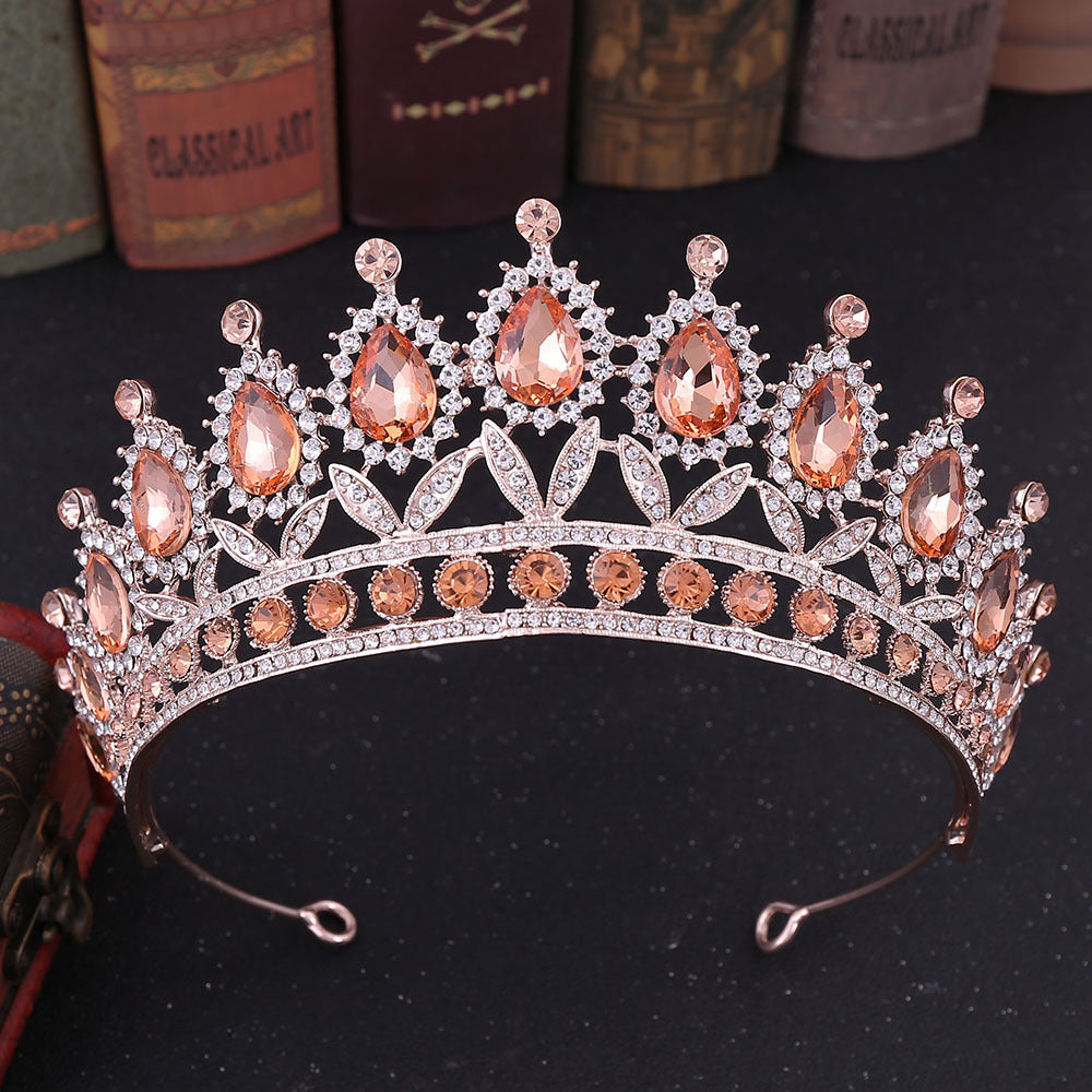 Bride Wedding Atmosphere Round Crown Tiara