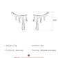 Metallic Drip Stud Earrings Female Girl Fashion Earrings Birthday Holiday Gifts