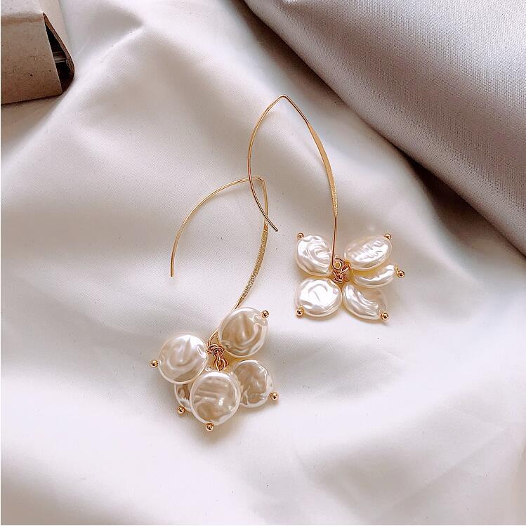 Imitation Pearl Charms Dangle Earrings Cute Summer Earring Jewelry Gift for Her