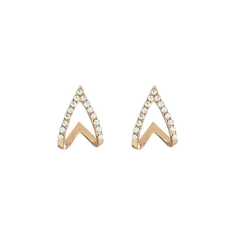 Women's triangle earrings