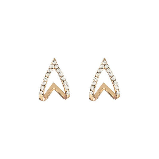 Women's triangle earrings