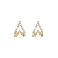 Women's triangle earrings