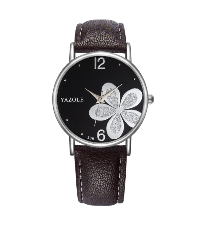 Korean fashion fashion watch commuter OL wind female watch four-leaf clover quartz watch female models