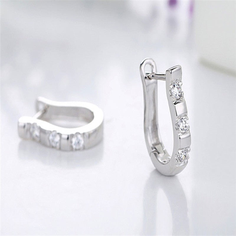 Casual Simple Hoop Earrings Women Girls Gifts Jewelry Accessories