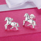 Horse Stud Earrings Female Girl Fashion Earrings Birthday Holiday Gifts