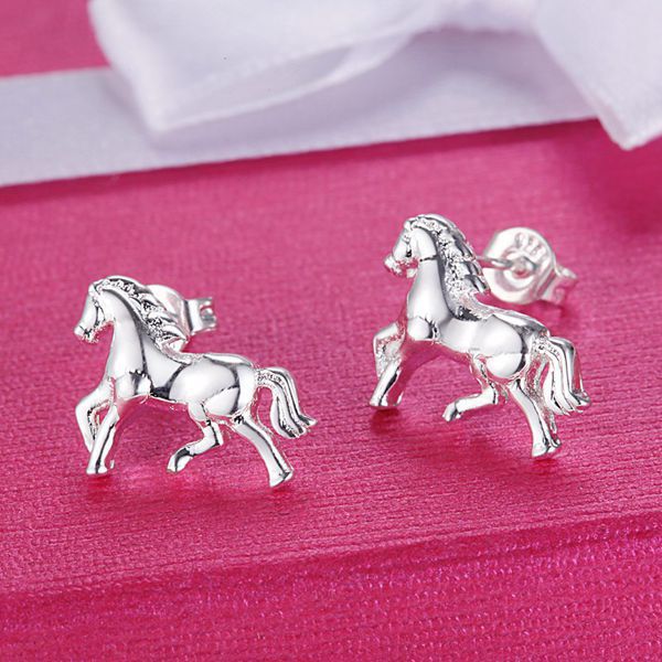 Horse Stud Earrings Female Girl Fashion Earrings Birthday Holiday Gifts