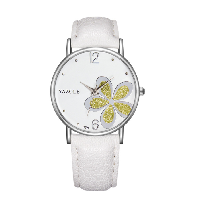 Korean fashion fashion watch commuter OL wind female watch four-leaf clover quartz watch female models