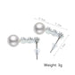 Cute Faux Pearl Studs  Fashion Earrings for Women Party Jewelry Gift