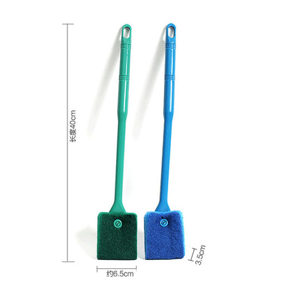 Long handle double-sided cleaning brush Aquarium cleaning brush