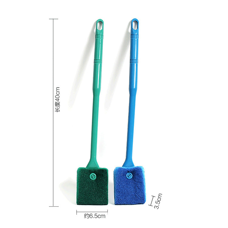 Long handle double-sided cleaning brush Aquarium cleaning brush