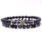 Natural Stone Bracelet Set Micro Zircon Bracelet