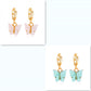 Women's Fashion Colorful Acrylic Butterfly Earrings