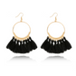 Big Round Drop Dangle Earrings
