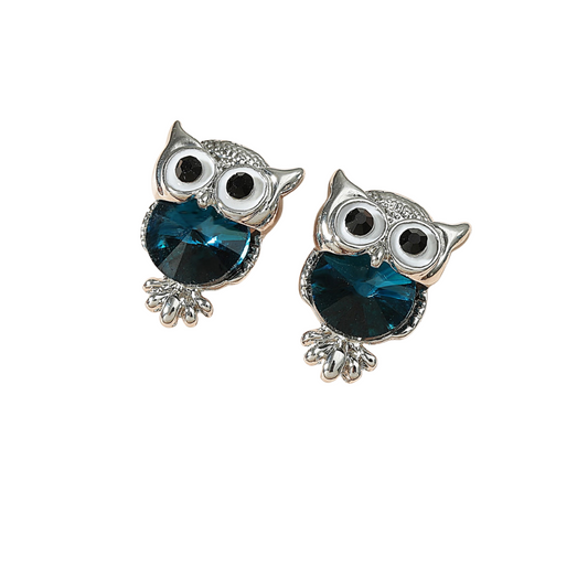 Owl Design Stud Earrings for Women Girls Ear Studs Jewelry Gift Fashion Earrings