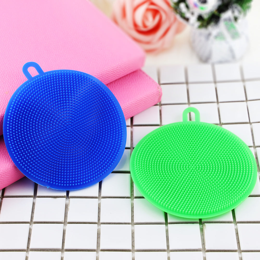 New Better Sponge Silicone Dishwashing Magic Silica Gel Dishwasher Kitchen Cleaning Fruit Vegetable Cutlery Kitchenware Brushes