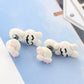White Rabbit Jewelry Stud Earring Modern Fashion Women Earrings Piercing Studs