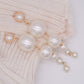 Layered Imitation Pearl Dangle Fashion Drop Earrings Women Girls Ear Studs