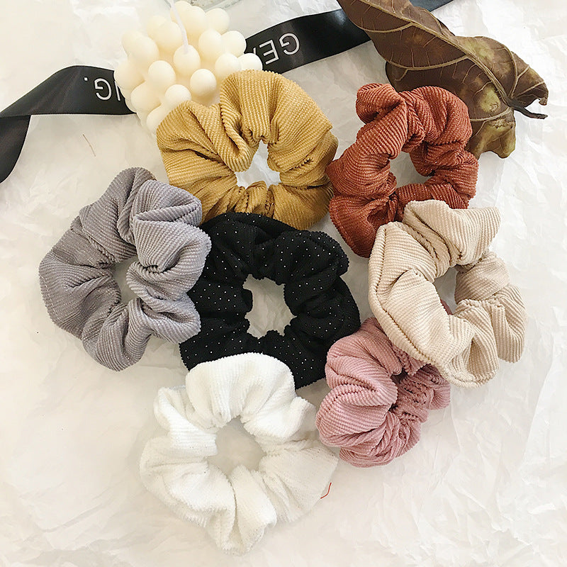 New Style Headband Corduroy Headband Autumn And Winter Cloth Pure Color