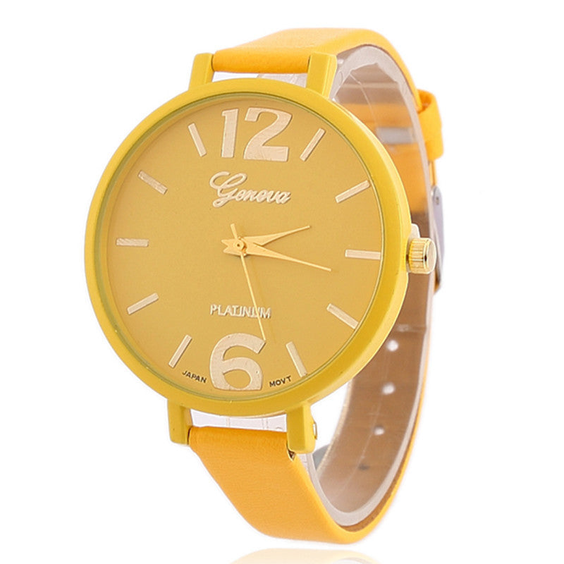 Ladies Fashion Watches Women Dress Watch Quarzt relojes mujer PU Leather Casual Watch