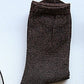 Lady Socks Shiny Edge Gold Silver Silk Lace