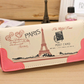 New women's wallet color printing fashion wallet card wallet