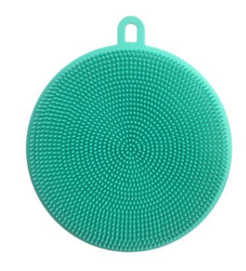 Silicone dishwashing sponge