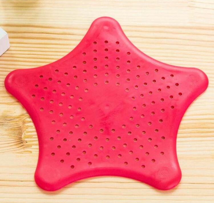 Five-pointed Star Kitchen Sink Anti-clogging Silicone Floor Drain