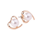 Love Pearl Stud Earrings Women Charm Stud Jewelry Birthday Holiday Gifts