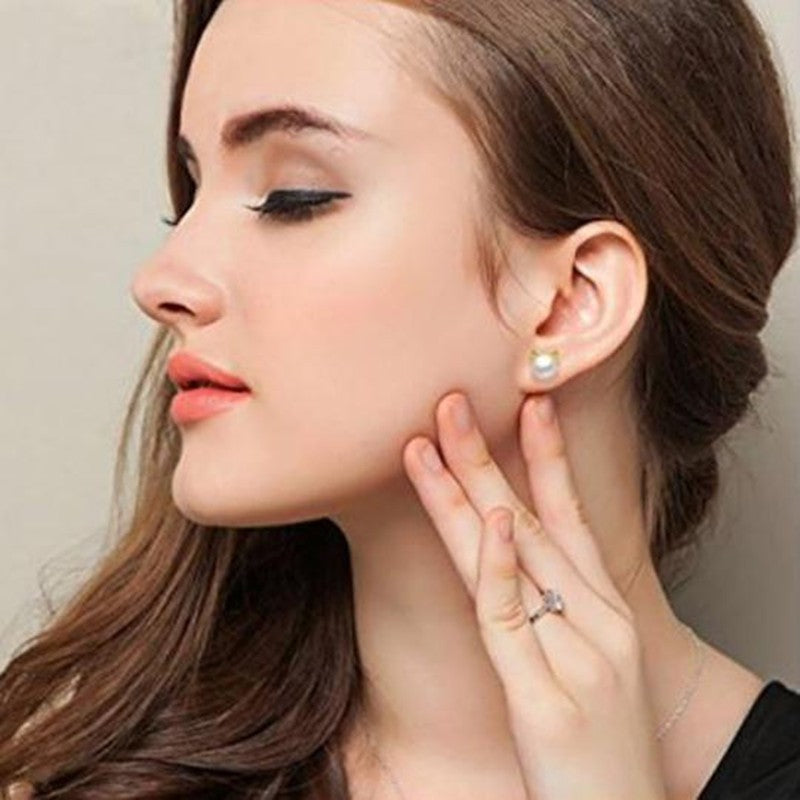 Cat Ears Stud Earrings Women Jewelry Mom Gift Everyday Wear Earrings