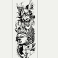 Waterproof full arm tattoo sticker