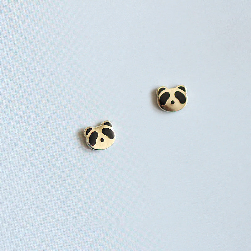 Panda Stud Earrings for Women Girls Fashion Earrings Piercing Jewelry
