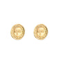 Medal Style Stud Earrings Accessories Gift Women Girl Fashionable Jewelry
