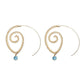 Shell Swirl Drop Ear Fashion Earrings for Women Party Jewelry Gift