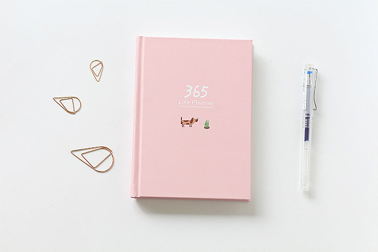 Schedule This Hardback Color Set  Inside Notebook