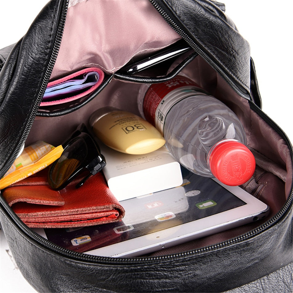 Backpack ladies all-match small backpack casual fashion travel school bag