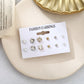 6pairs Mixed Color Stud Earrings for Women Girls Fashion Earrings Piercing