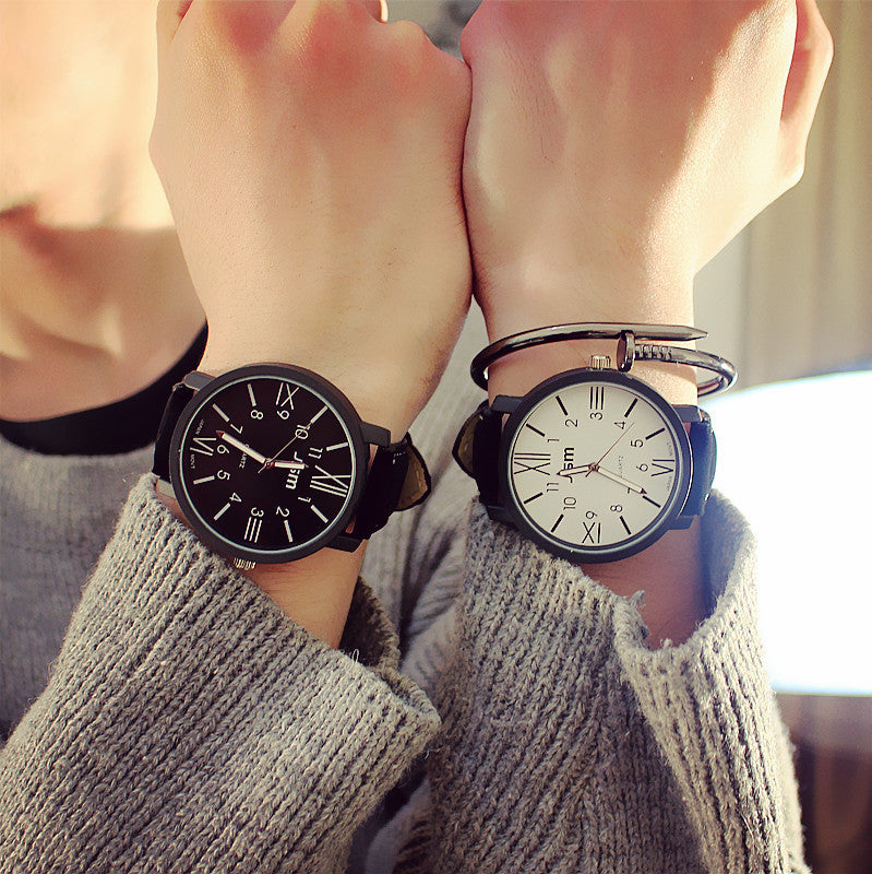 Belt couple quartz watch