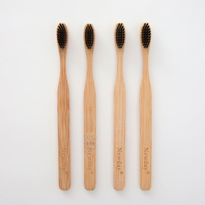 Natural Pure Bamboo Toothbrush Portable Soft Hair Tooth Brush Eco Friendly Brushes Oral Cleaning Care Tools