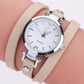 Women's Circle Bracelet Watch PU Strap Simple Alloy Small Dial Women's WatchM