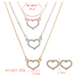 SZ0329 Europe Earrings Necklace Set love Diamond Pendant Necklace Fashion cross-border